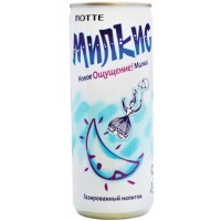 LOTTE Газированный напиток Милкис, молочный, 250 мл