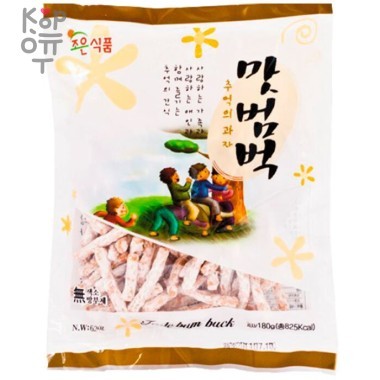 Joeun Food Taste Bum Buck - Хворост с приятным молочным вкусом 160гр. — Корейские товары для всей семьи(КорОпт)