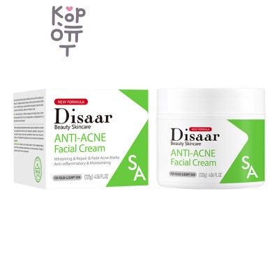 Disaar Anti-Acne Facial Cream - Крем для лица против акне, 120 г