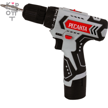 Дрель-шуруповерт аккумуляторная Ресанта ДА-12-2Л — Корейские товары для всей семьи(КорОпт)