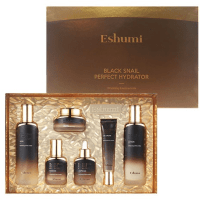 Eshumi Black Snail Perfect Hydrator 6 set - Увлажняющий набор с Муцином Черной Улитки.