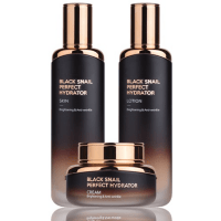Eshumi Black Snail Perfect Hydrator 6 set - Увлажняющий набор с Муцином Черной Улитки.
