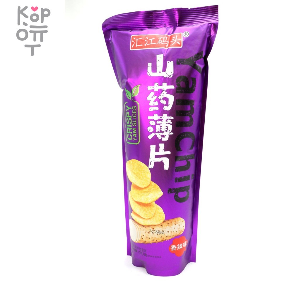 Чипсы YamChip XIANGCONGWEI с пряным вкусом, 90гр., купить с доставкой на дом фото 1 — Корейские товары для всей семьи(КорОпт)