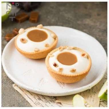 Пирожное Карамель-яблоко, замороженное, Prestige, 1200гр. (12шт. по 100гр.) &mdash; Корейские товары для всей семьи(КорОпт)