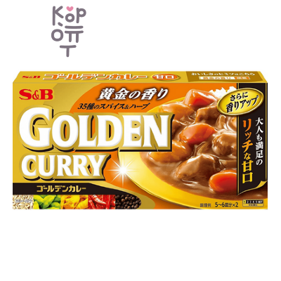 S&amp;B Golden Carry Mix - Соус Голден Карри Микс, Экстраострый, 198гр