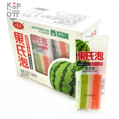 Жевательная резинка Watermelon Flavor - Арбузный cэндвич — Корейские товары для всей семьи(КорОпт)