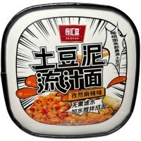 Картофельное пюре быстрого приготовления Liu Zhi с лапшой, пряный вкус тмина, 125гр.