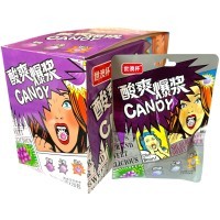 Кислая карамель Oh Boon Sour Candy - Опасная кислота со вкусом Клубники