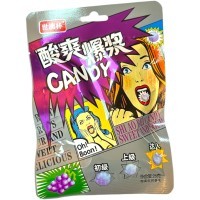 Кислая карамель Oh Boon Sour Candy - Опасная кислота со вкусом Клубники