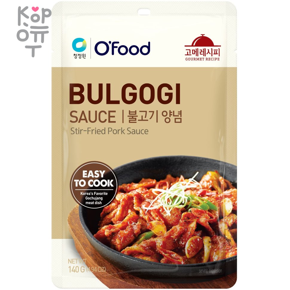 Daesang Bulgogi Sauce. Stir-fried Pork Sauce - Соус-маринад для свинины,  140гр. по цене 118 руб. в интернет магазине Корейские товары для всей  семьи(КорОпт)