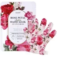 Koelf Rose Petal Satin Hand Mask  - Маска-перчатки для рук с экстрактом розы 16гр.