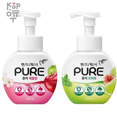 PIGEON Pure Hand Wash - Мыло-пенка для рук с натуральными ингредиентами и антибактериальным эффектом 250мл. &mdash; Корейские товары для всей семьи(КорОпт)