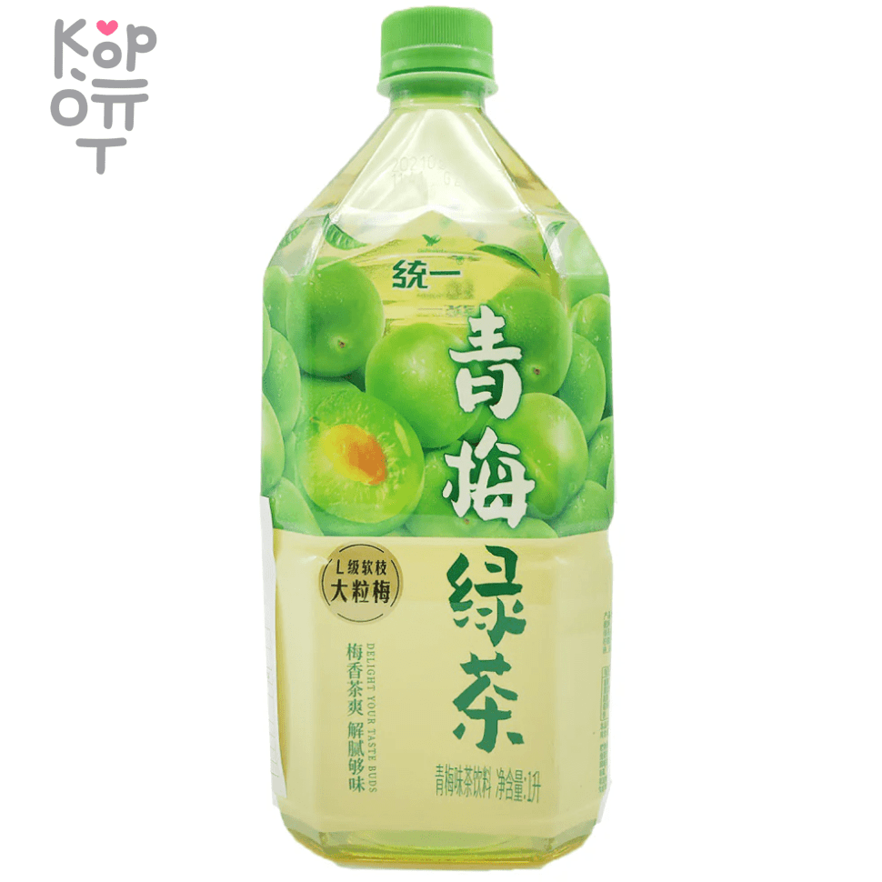 Напиток UNIF Green Plum Green Tea - Зеленый чай со вкусом сливы, 1л., купить с доставкой на дом фото 1 &mdash; Корейские товары для всей семьи(КорОпт)