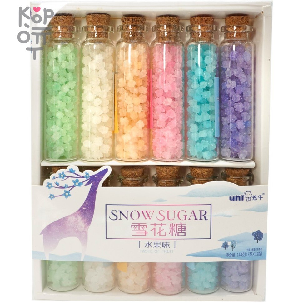 Драже Uni Snow Sugar, купить с доставкой на дом фото 1 — Корейские товары для всей семьи(КорОпт)