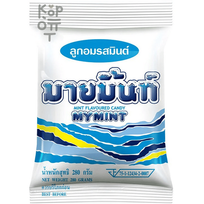 Boonprasert Mymint Flavoured Candy - Конфета жевательная с мятным вкусом.