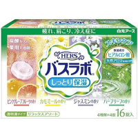 Hakugen Earth HERS Bath Labo - Увлажняющая соль для ванны с восстанавливающим эффектом с ароматом жасмина 45гр., Коробка 1шт.