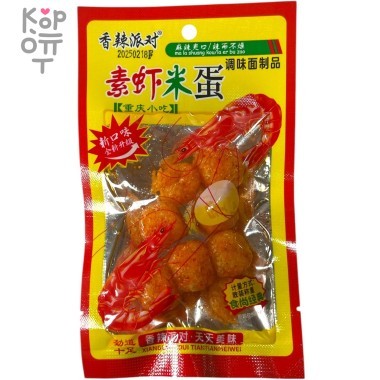 Снэк соевый Shuang - Токпокки с Креветкой, 20гр. &mdash; Корейские товары для всей семьи(КорОпт)