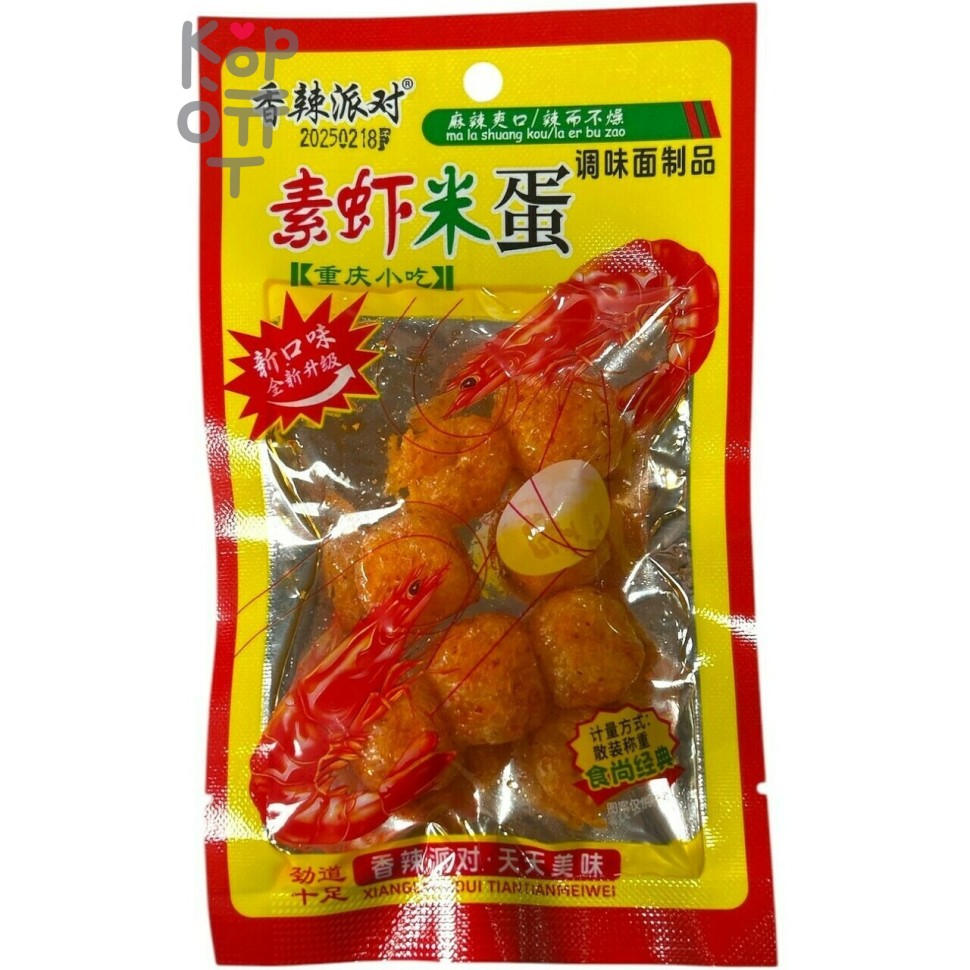 Снэк соевый Shuang - Токпокки с Креветкой, 20гр.