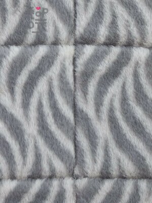 Лежанка MidWest Deluxe Wave Bed для собак и кошек меховая 70,5х53х7,5 см, серая