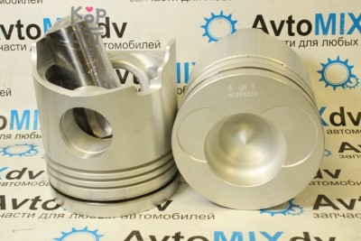 Поршни двигателя 8DC10 ALFIN ME090230 / ME091049 / ME091827 d-74 мм 2 клапана STD 3.306 / 3 / 3 / 4 IZUMI