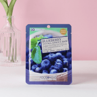 FoodaHolic Blueberry Natural Essence 3D Mask - Тканевая 3D маска с натуральным экстрактом ягод голубики 23гр.