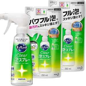 KAO CuCute Clear Foam Spray Grapefruit Fragrance - Средство для мытья посуды пеной, с ароматом грейпфрута 
