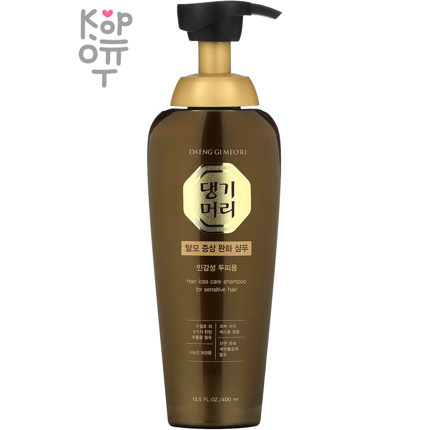 Daeng Gi Meo Ri Hair Loss Care Shampoo For Sensitive Hair - Укрепляющий шампунь для тонких волос 400мл.