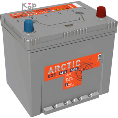 Аккумулятор ARCTIC ASIA 6СТ-65.0 VL B01, 65A, D23 ( L )