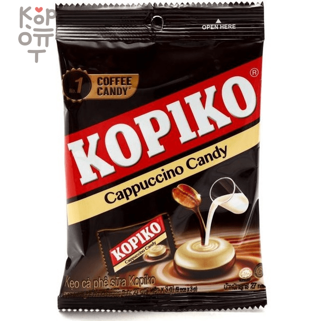 Леденцы KOPIKO CAPPUCCINO CANDY 108гр., купить с доставкой на дом фото 1 — Корейские товары для всей семьи(КорОпт)