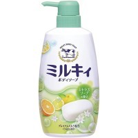 Cow MILKY BODY SOAP - Молочное мыло для тела с Аминокислотами шёлка и ароматом Цитрусов.