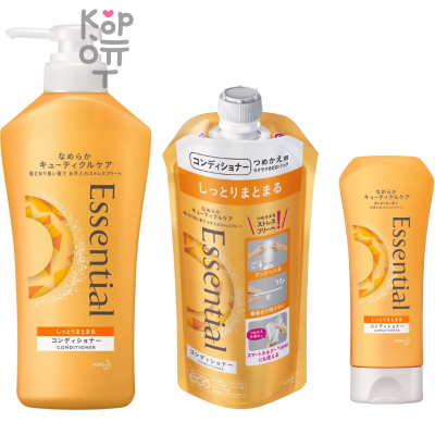 KAO Essential Smart Repair Conditioner - Восстанавливающий кондиционер для сухих и поврежденных волос с фруктово-цветочным ароматом 