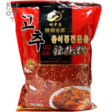 Перец ЧИЛИ Крупного помола для Кимчи и заправок, Лингжонгняо, 1кг — Корейские товары для всей семьи(КорОпт)
