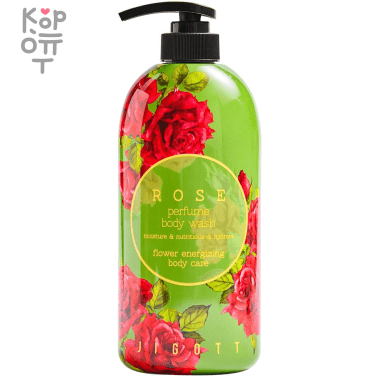 Jigott Rose Perfume Body Wash - Парфюмированный гель для душа Роза 750мл. — Корейские товары для всей семьи(КорОпт)