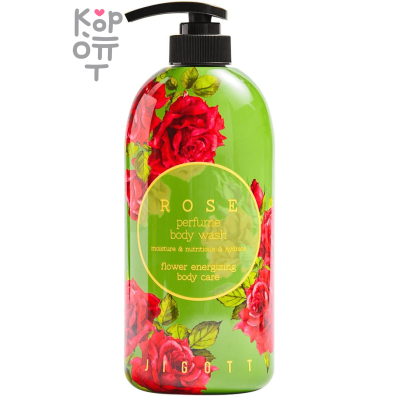Jigott Rose Perfume Body Wash - Парфюмированный гель для душа Роза 750мл.