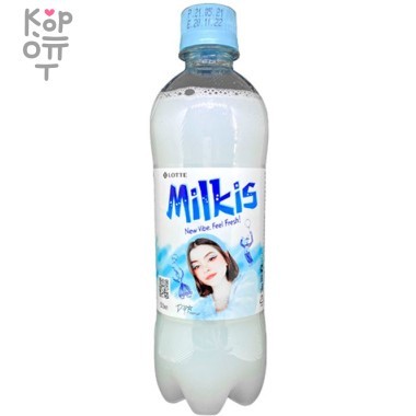 LOTTE Газированный напиток &quot;Милкис&quot; Молочный 500мл. — Корейские товары для всей семьи(КорОпт)