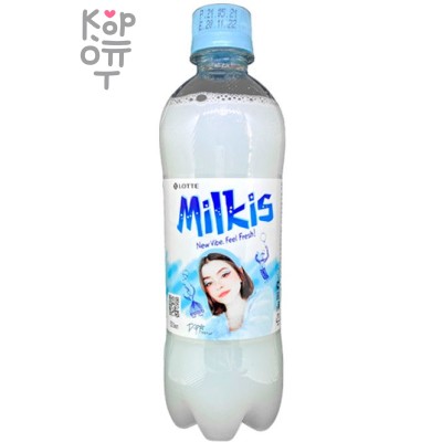 LOTTE Газированный напиток Милкис, молочный, 500 мл