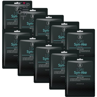 Med B MD:1 1 Day Syn-Ake Mask Pack Тканевая маска с экстрактом змеиного яда 27мл.