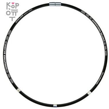 Германиевое ожерелье с антистатическим эффектом, черное — Корейские товары для всей семьи(КорОпт)