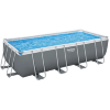 Каркасный прямоугольный бассейн Bestway Power Steel Frame Pool модель 5619Q, 549*274*132см(16477л.), фильтрующий насос, тент, лестница в комплекте, купить с доставкой на дом фото 1 — Корейские товары для всей семьи(КорОпт)
