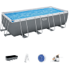 Каркасный прямоугольный бассейн Bestway Power Steel Frame Pool модель 5619Q, 549*274*132см(16477л.), фильтрующий насос, тент, лестница в комплекте, купить с доставкой на дом фото 8 — Корейские товары для всей семьи(КорОпт)