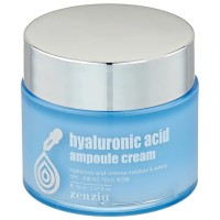 JIGOTT ZENZIA Hyaluronic Acid Ampoule Cream - Увлажняющий крем для лица с гиалуроновой кислотой 70мл.