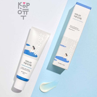 Round Lab Birch Juice Moisturizing Mild-up Sunscreen - Увлажняющий солнцезащитный крем, 50мл.
