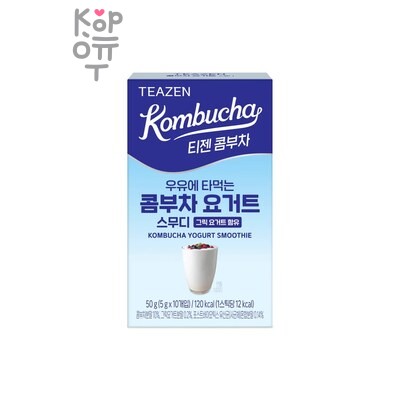 Teazen Kombucha Yogurt Smoothie — Чай (Комбуча) со вкусом Йогуртный смузи, 50 г