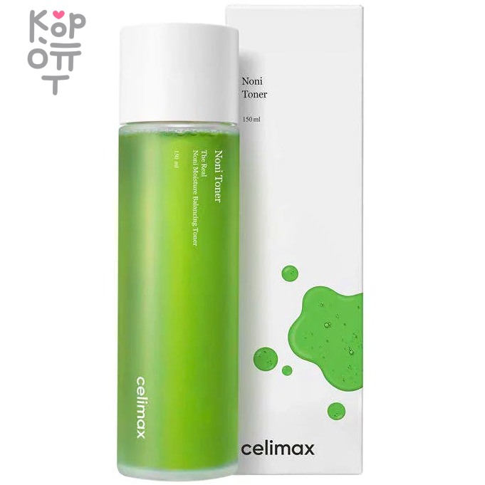 Celimax Noni Moisture Balancing Toner - Восстанавливающий тонер на основе Нони 150мл. , купить с доставкой на дом Восстанавливающий тонер на основе нони Celimax Noni Moisture Balancing Toner питает, смягчает и увлажняет, укрепляет защитный барьер и улучшает текстуру, придавая гладкость. 