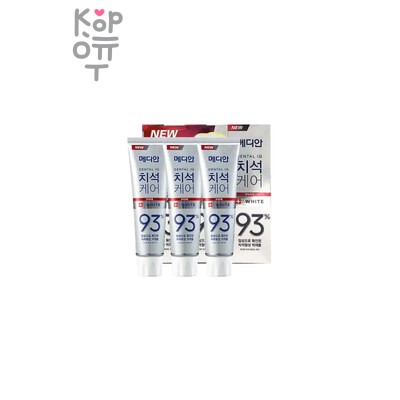 Зубная паста, отбеливающая с мятой/Белая/Tartar White Toothpaste 93%, Median