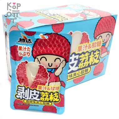 Жевательная конфета TengDa - Помадка со вкусом Личи &mdash; Корейские товары для всей семьи(КорОпт)
