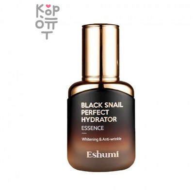 Eshumi Black Snail Perfect Hydrator Essence - Увлажняющая эссенция для лица, 35мл.