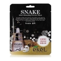 Ekel Ultra Hydrating Essence Mask: 27 мл × 10 Snake/Collagen; 25 мл × 1 Vitamin/Q10/Snail/Placenta/Pearl/Rose/Olive/Hyaluronic/Green Tea/Charcoal/Royal Jelly