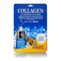 Ekel Ultra Hydrating Essence Mask: 27 мл × 10 Snake/Collagen; 25 мл × 1 Vitamin/Q10/Snail/Placenta/Pearl/Rose/Olive/Hyaluronic/Green Tea/Charcoal/Royal Jelly