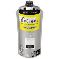 KAO Essential Flat Moist & Moist Shampoo - Шампунь для придания гладкости и уменьшения объёма жёстких и пушистых кучерявых волос "Идеально прямые"